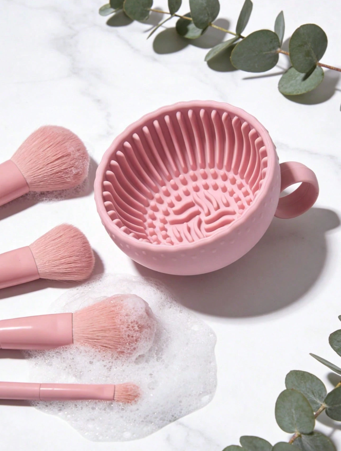 Zilior Silicone Makeup Brush Cleaning Bowl